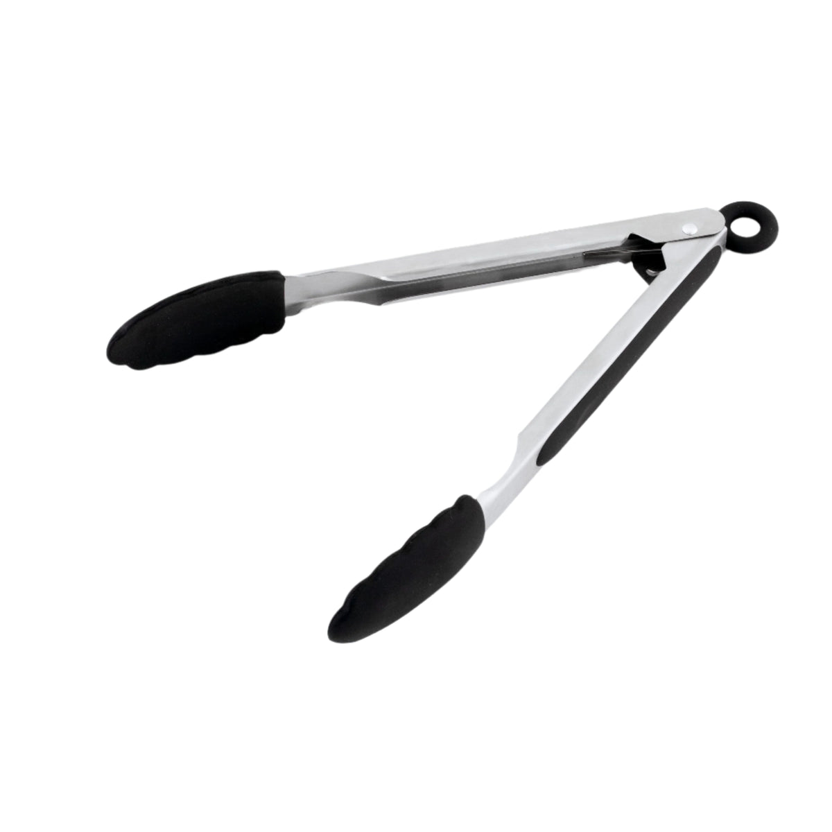 Gera Stainless Steel &amp; Silicone Tongs - 23cm