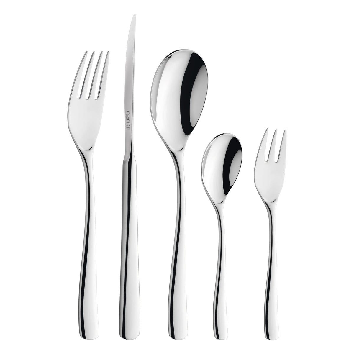 Namur Polished Chrome Cutlery Set - 30 Pieces