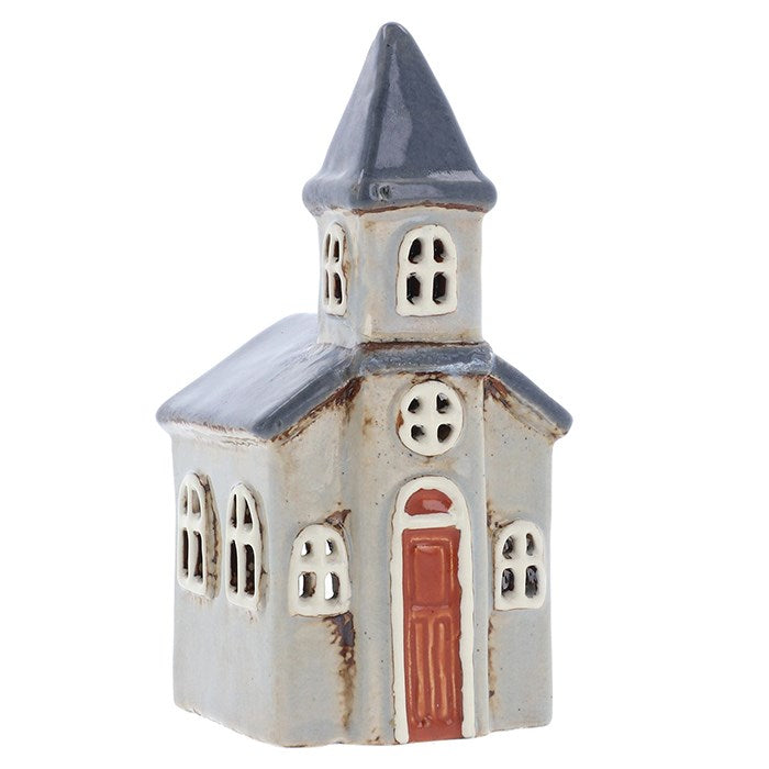 Church &amp; Spire Tealight Holder