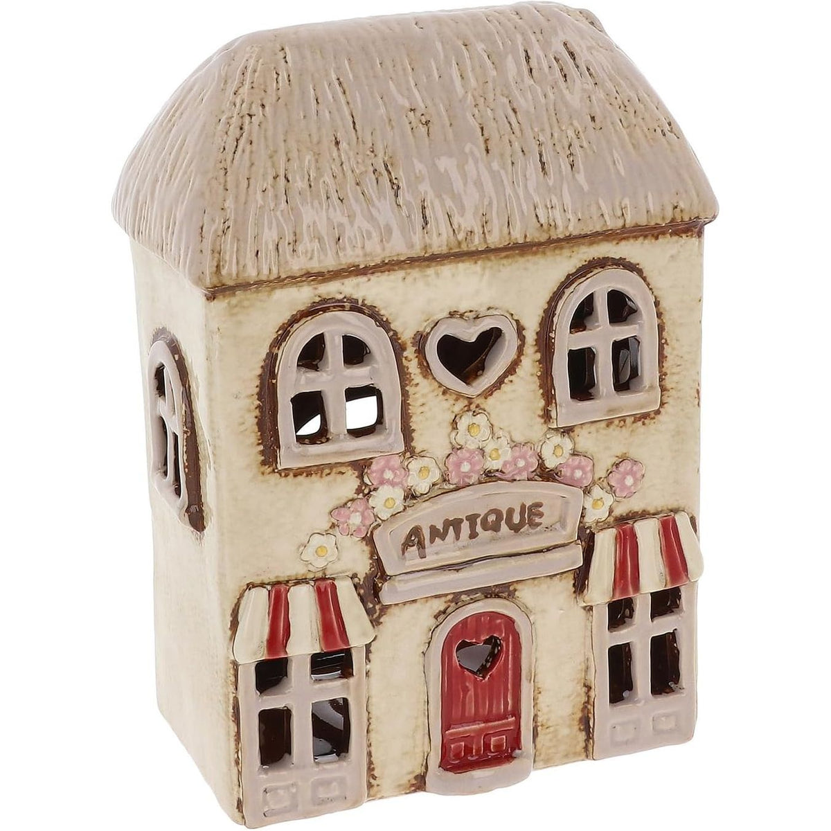 Village Pottery Antique Shop Candle Tealight House