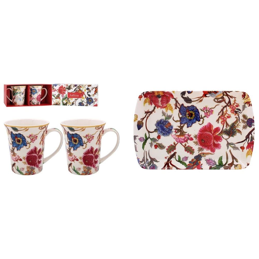 Anthina Windsor Tea for 2 Serving Tray Set