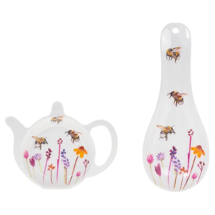 Busy Bees Spoon Rest &amp; Tea Bag Tidy