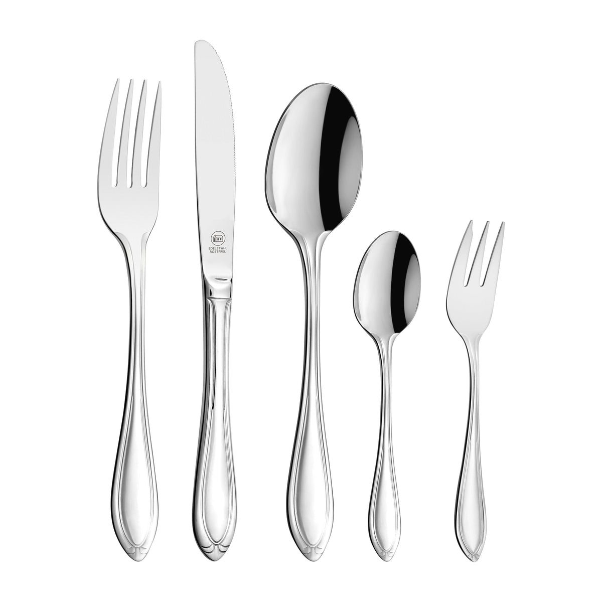 Indiana Mirror Chrome Cutlery Set - 30 Pieces