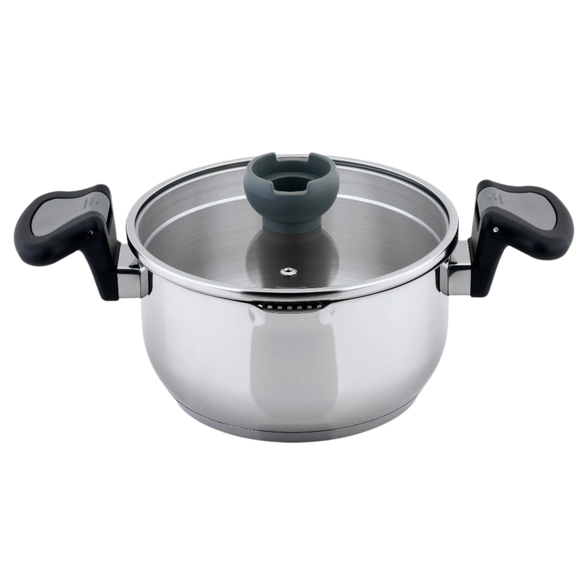 Aron Lift &amp; Pour Stainless Steel Casserole Pan - 16cm