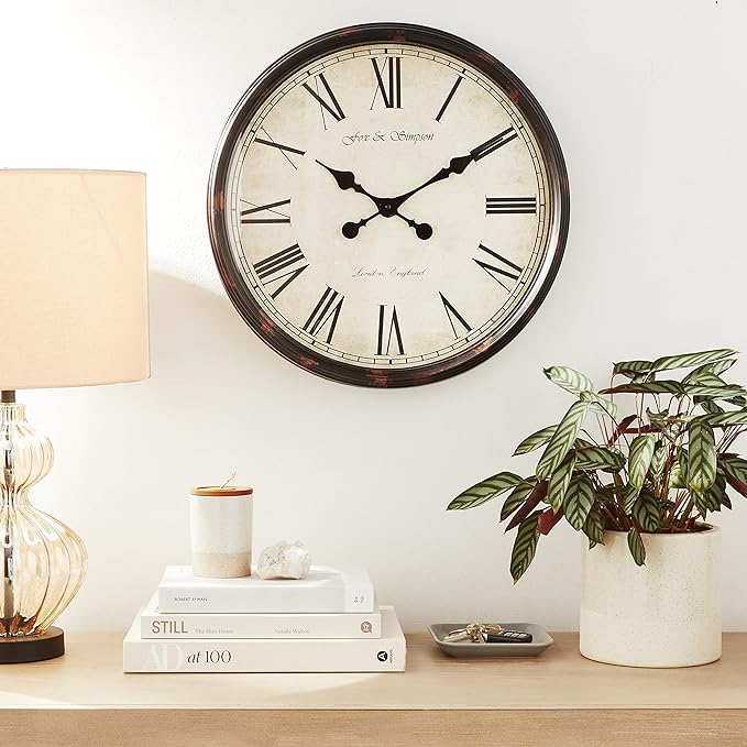 Brown Grand Central Station Wall Clock