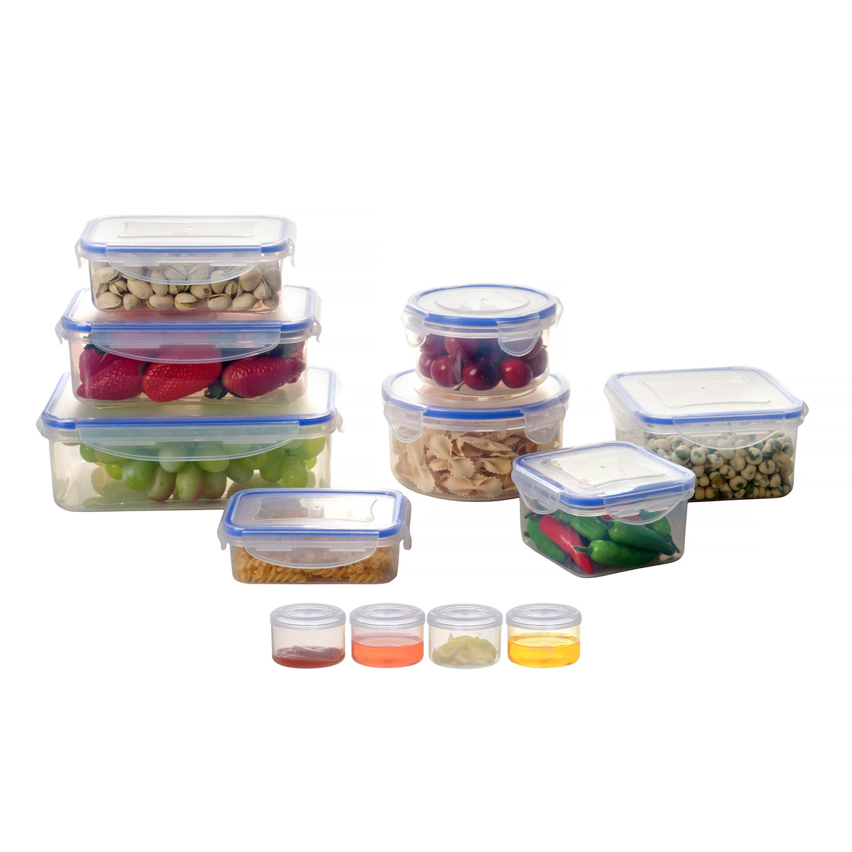 Twelve Piece Mixed Shape Food Storage Set