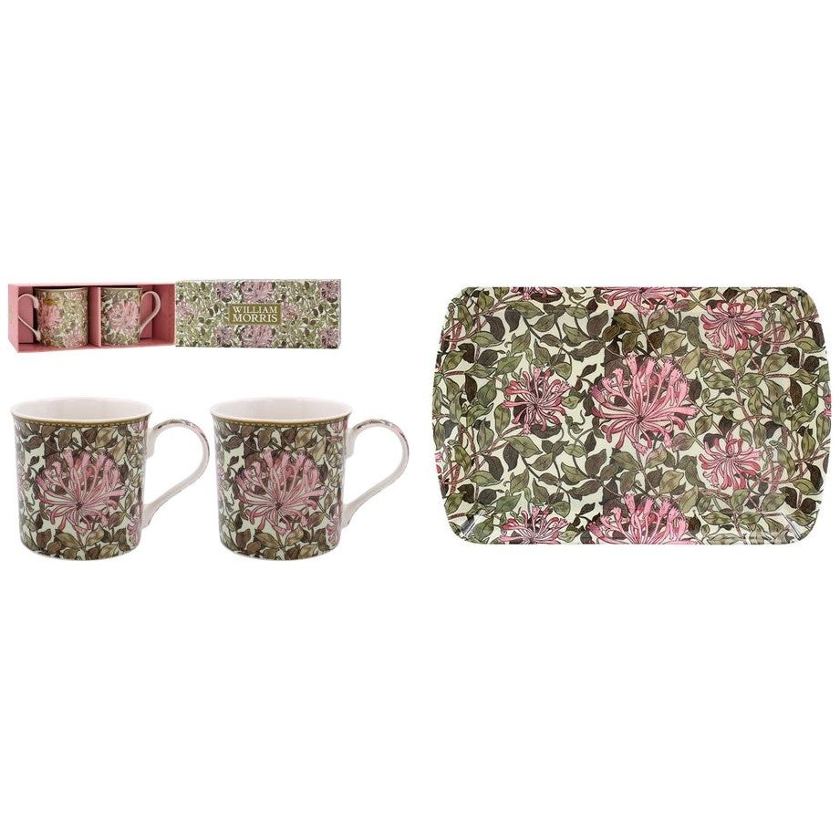 William Morris Honeysuckle Tea for 2 Serving Set