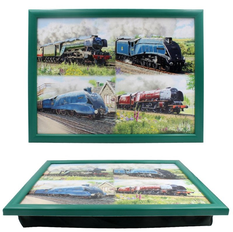 Classic Trains Design Lap Tray