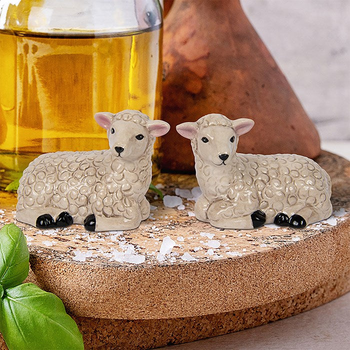 Sheep Ceramic Salt and Pepper Set