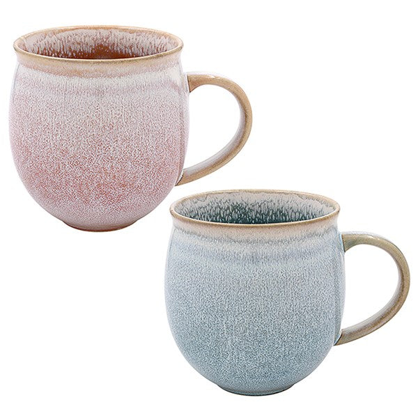 Reactive Glaze Mugs - Set of 2