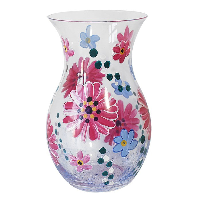 Gerbera Painted Flower Vase