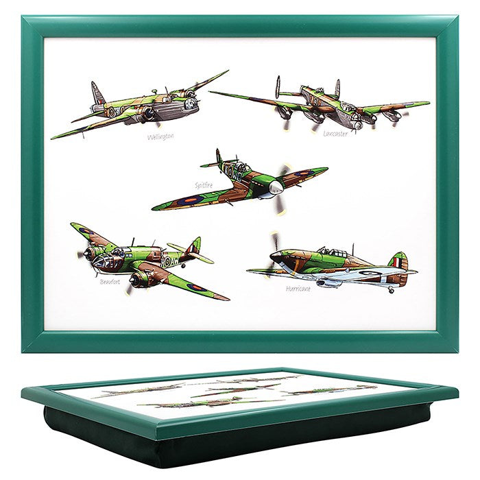 Vintage Aeroplanes Design Lap Tray