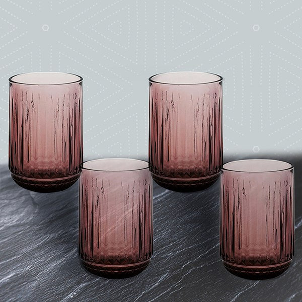 Pink Tumbler Glass - Set of 4