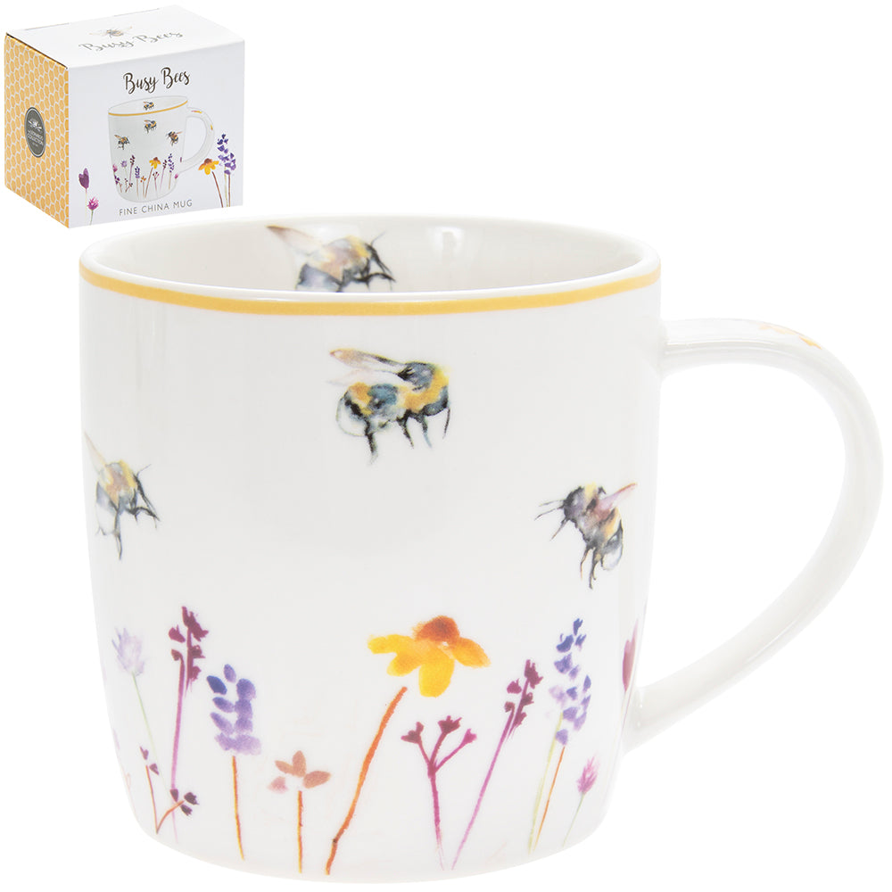 Busy Bees Fine China Mug