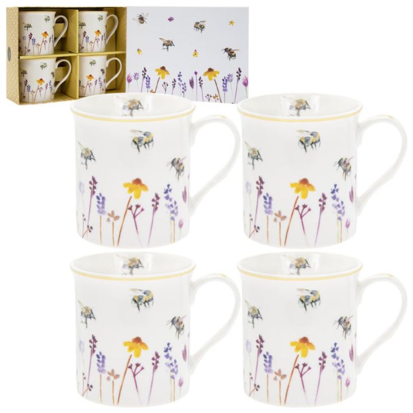 Busy Bees Mug and Coaster Set