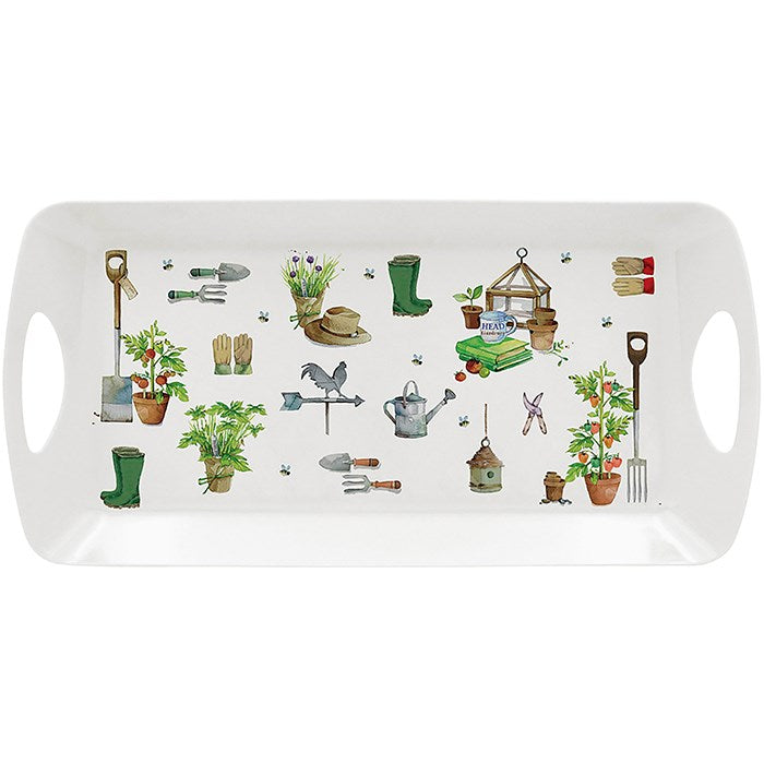 Green Fingers Garden Melamine Medium Food Tray