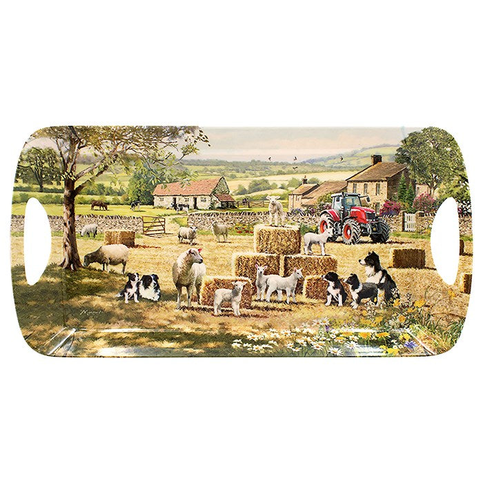 Collie &amp; Sheep Medium Serving Tray