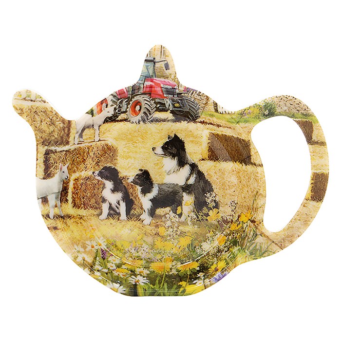 Collie &amp; Sheep Design Tea Bag Tidy