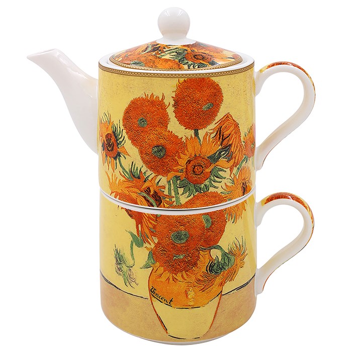 Van Gogh Sunflowers Tea For One Set