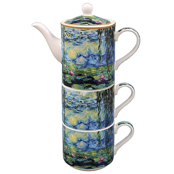 Claude Monet Water Lilies Tea For Two Set