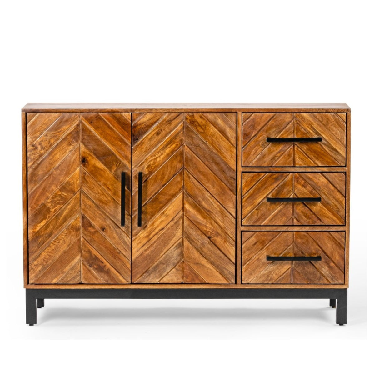 Parquet Mango Wood 120cm Sideboard