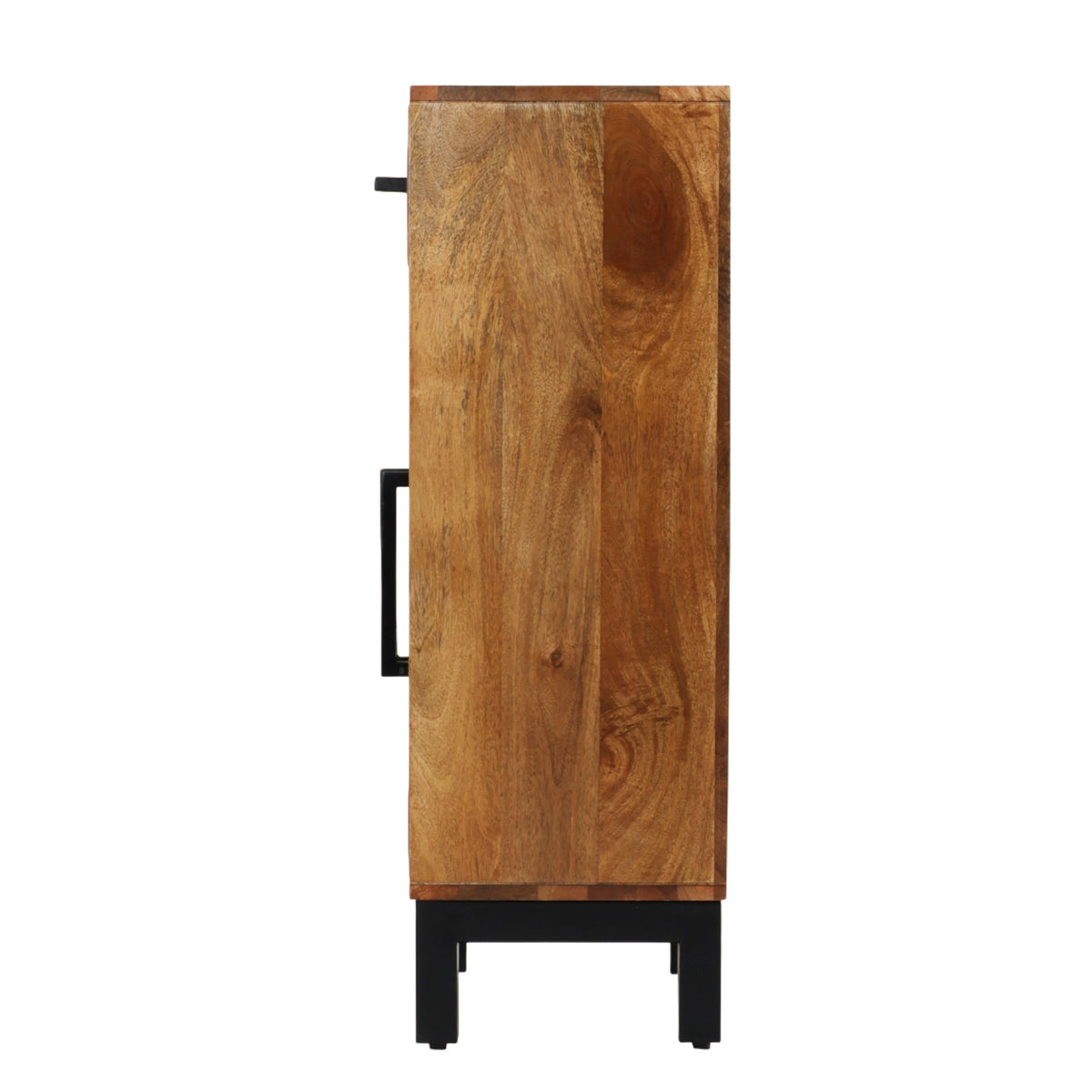 Parquet Mango Wood Tall Slim Sideboard