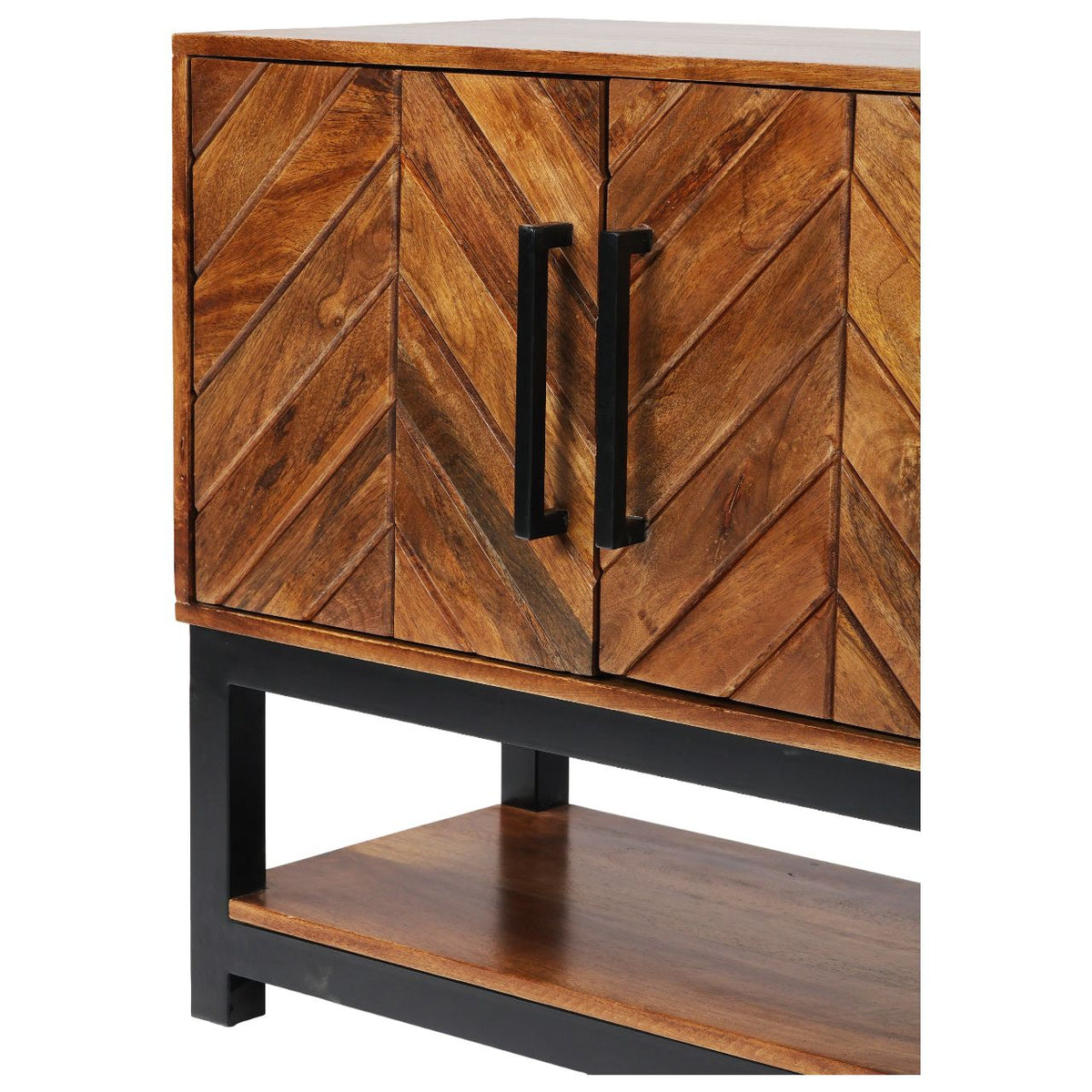 Parquet Mango Wood 120cm Console Table