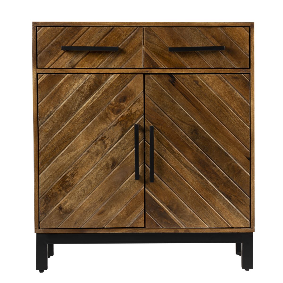 Parquet Mango Wood Two Door Cabinet