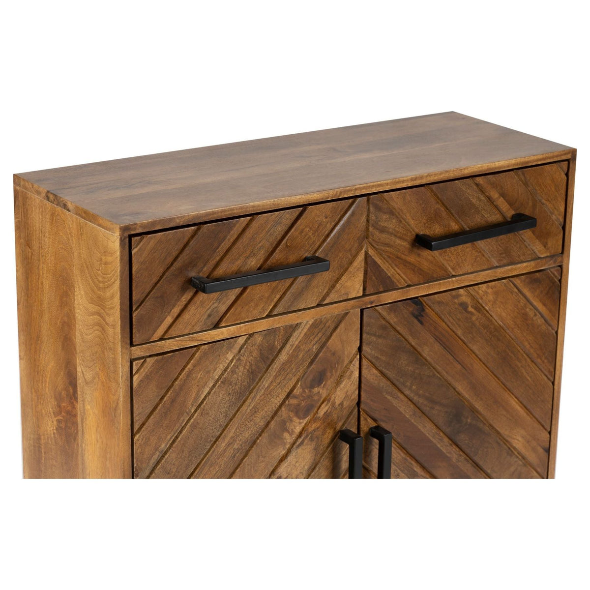 Parquet Mango Wood Two Door Cabinet