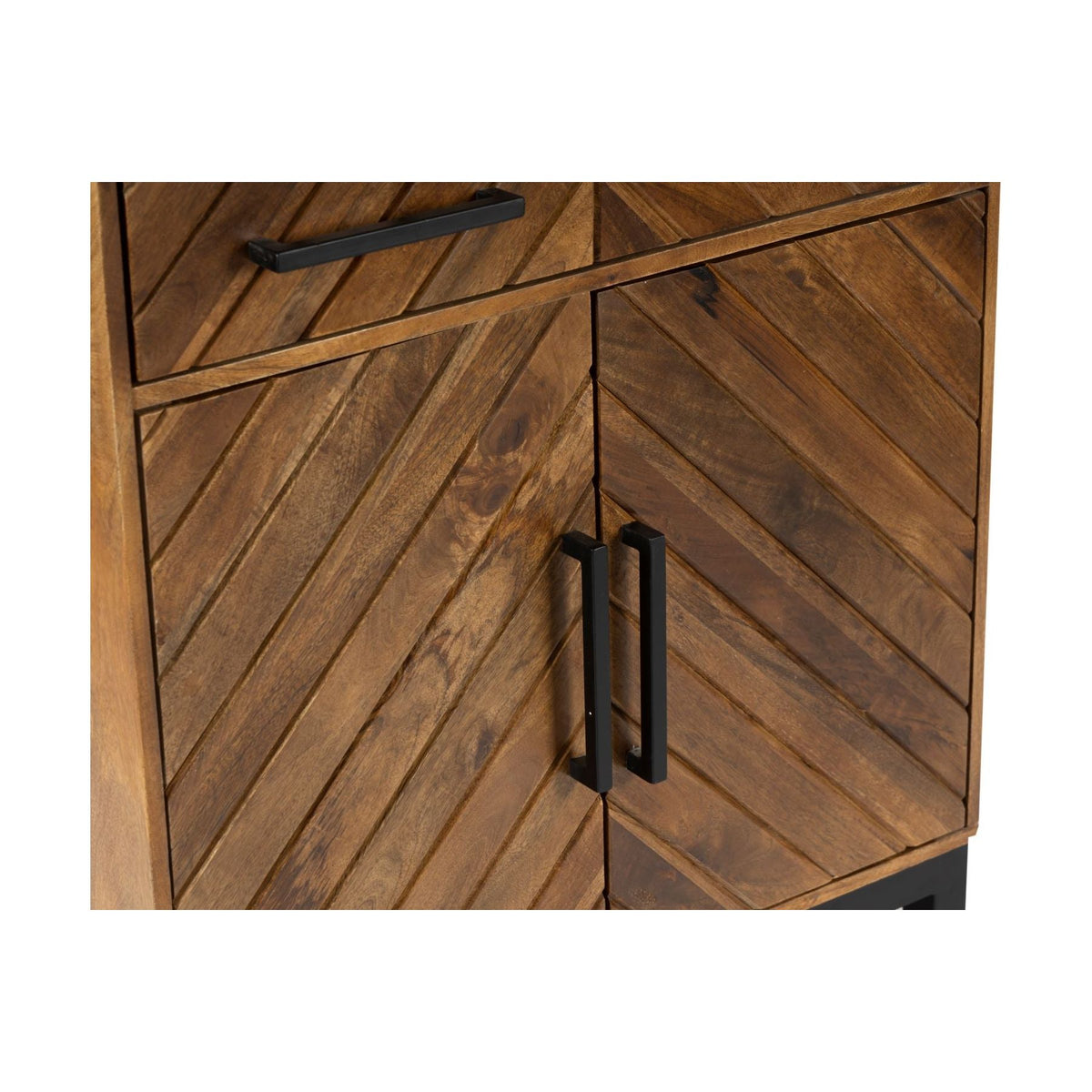 Parquet Mango Wood Two Door Cabinet