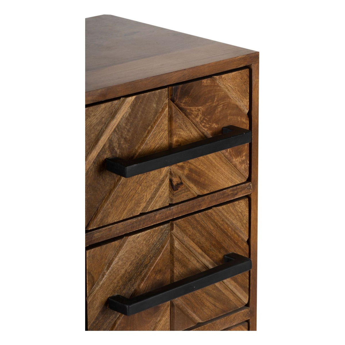 Parquet Mango Wood Slim One Door Cabinet