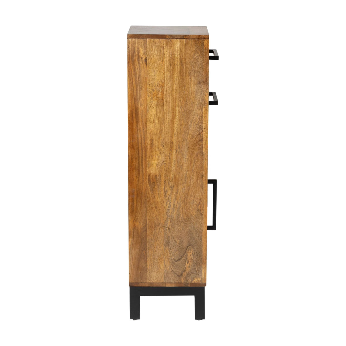 Parquet Mango Wood Slim One Door Cabinet