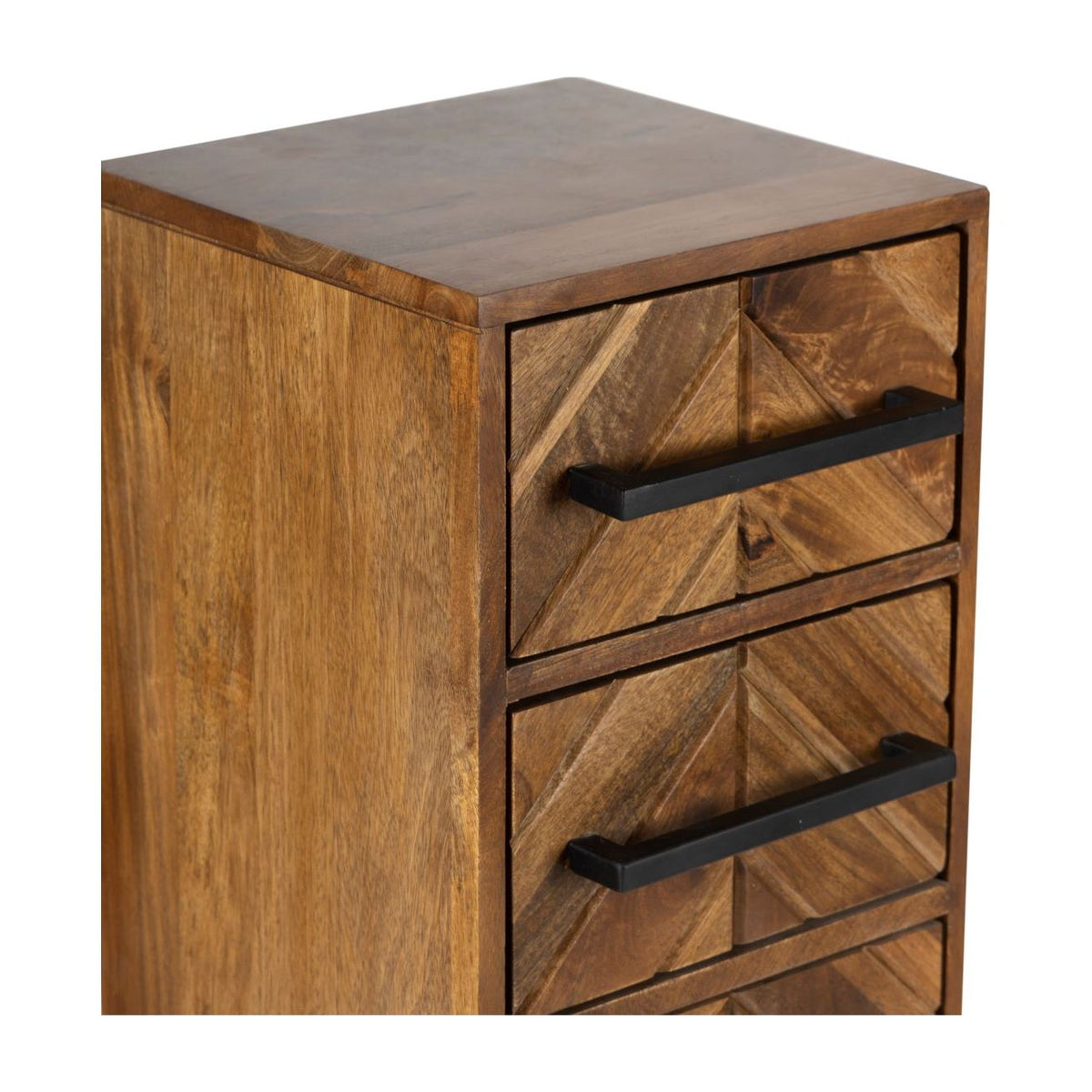 Parquet Mango Wood Slim One Door Cabinet