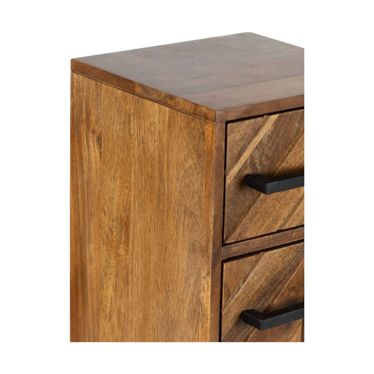 Parquet Mango Wood Slim One Door Cabinet