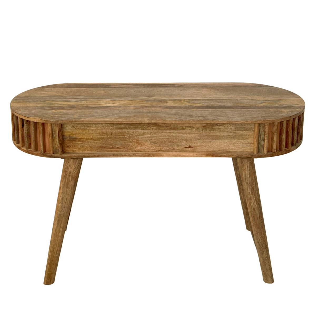 Slatted Mango Wood Console Table