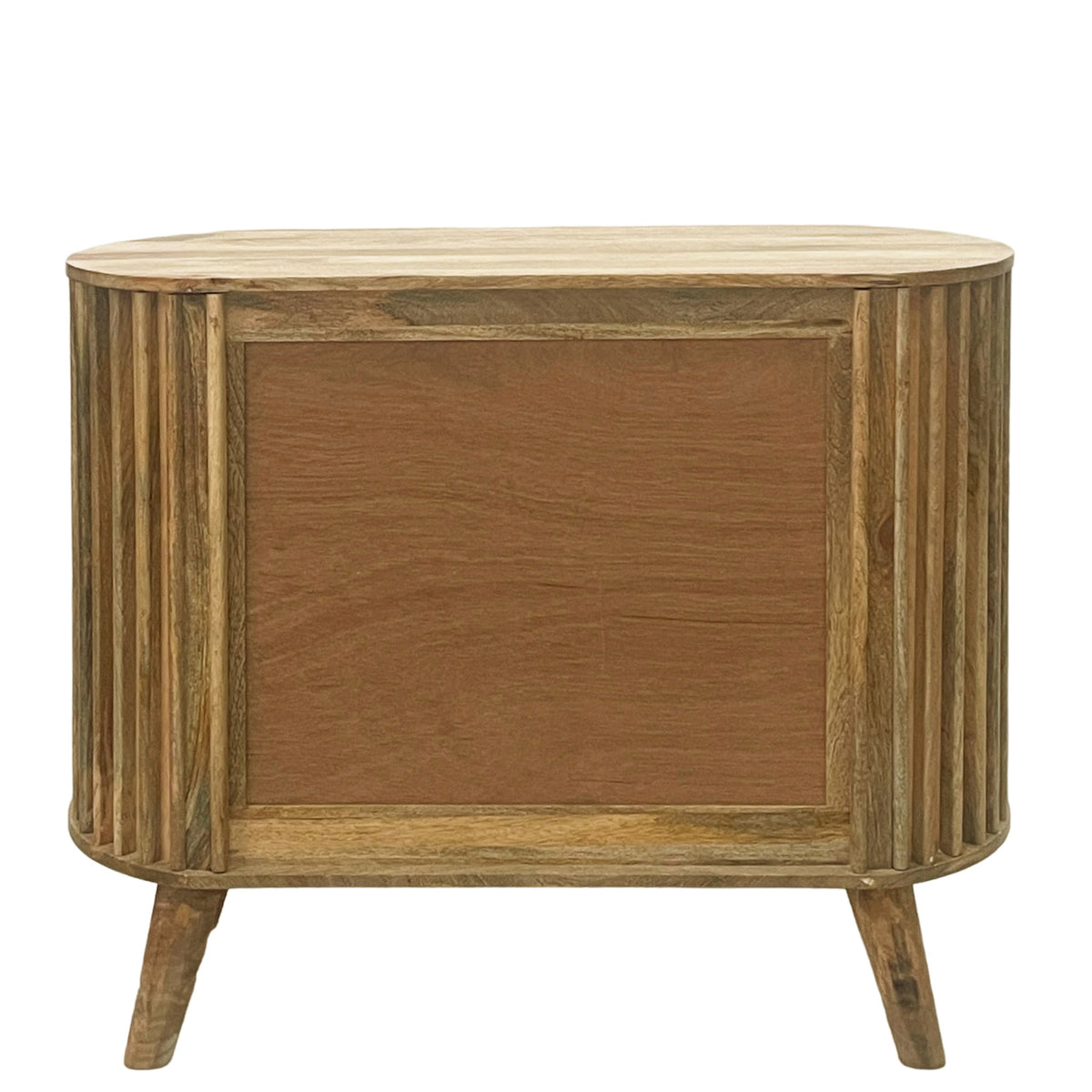 Slatted Mango Wood 2 Door Sideboard