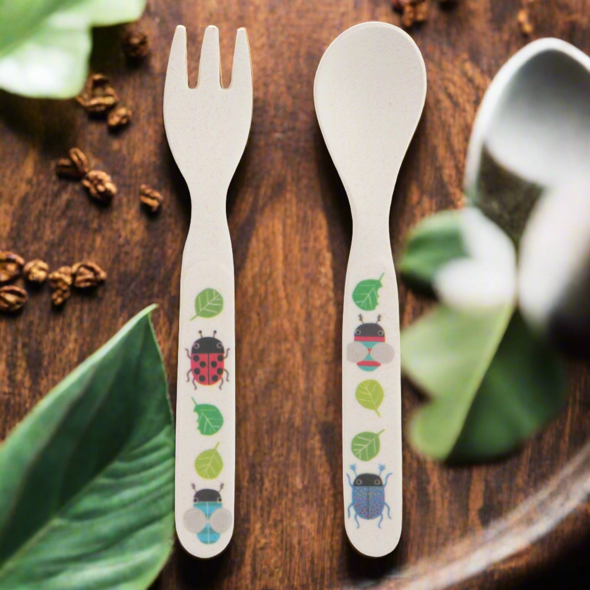 Sass &amp; Belle Busy Bugs Bamboo Cutlery Set