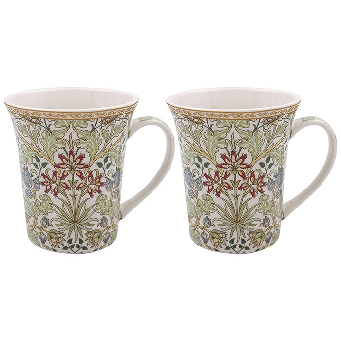 William Morris Hyacinth Fine China Mugs - Set of 2