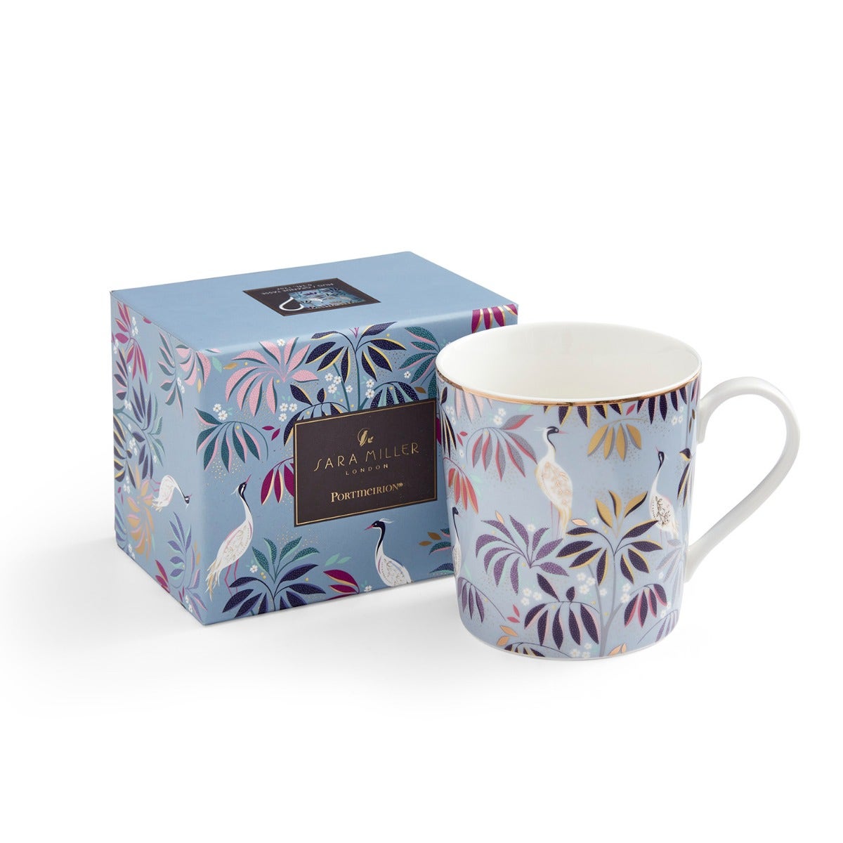 Sara Miller India Mug - Crane Garden