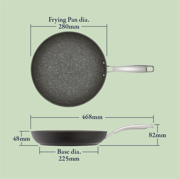 Stellar Rocktanium 28cm Non-Stick Frying Pan