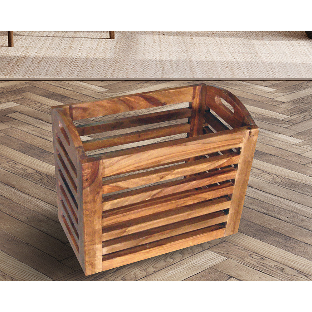 Jaipur Sheesham Wood Basket