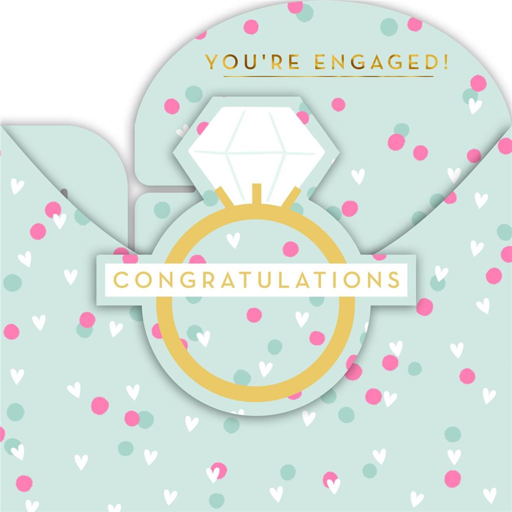 You're Engaged! Greetings Card
