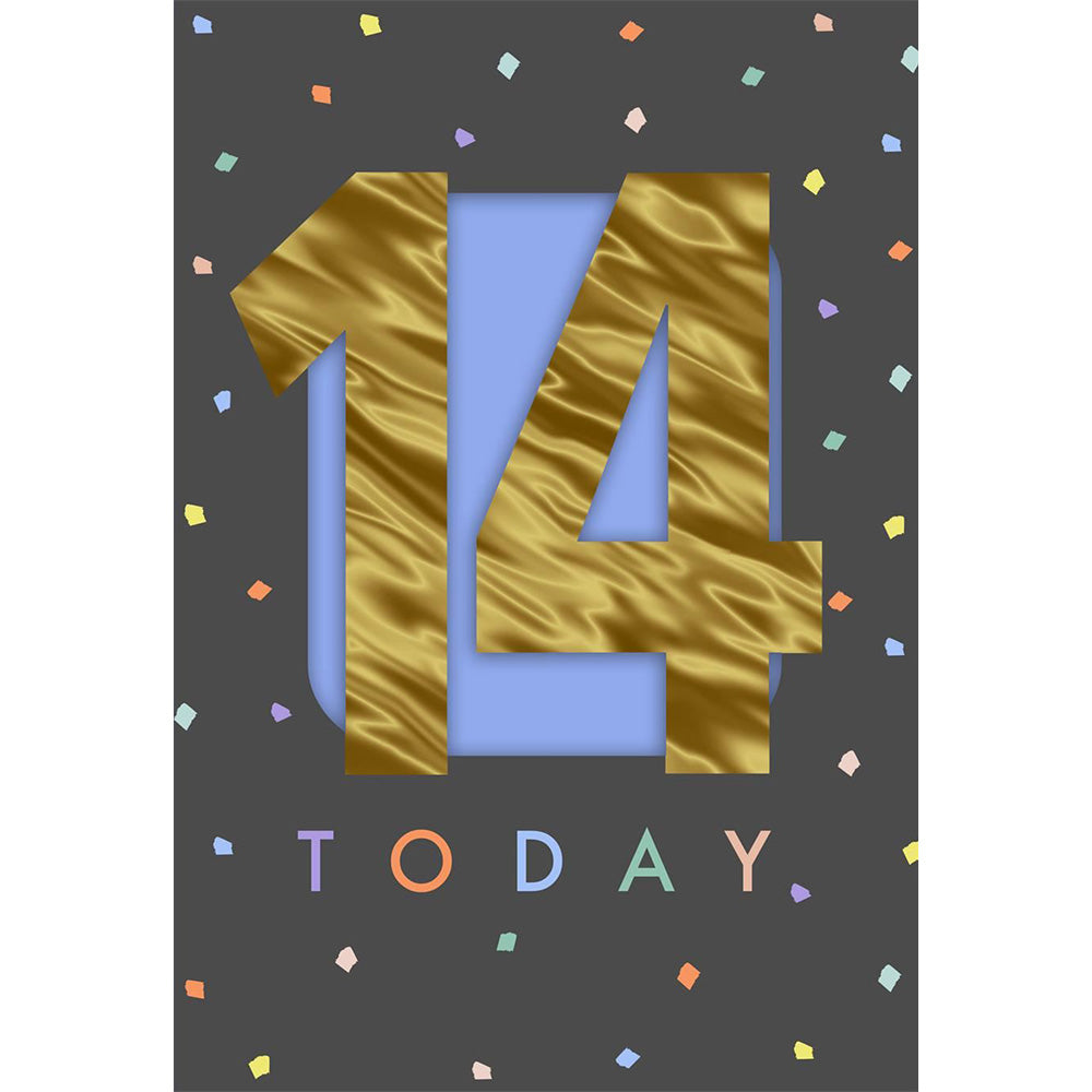 14 Today Birthday Greetings Card