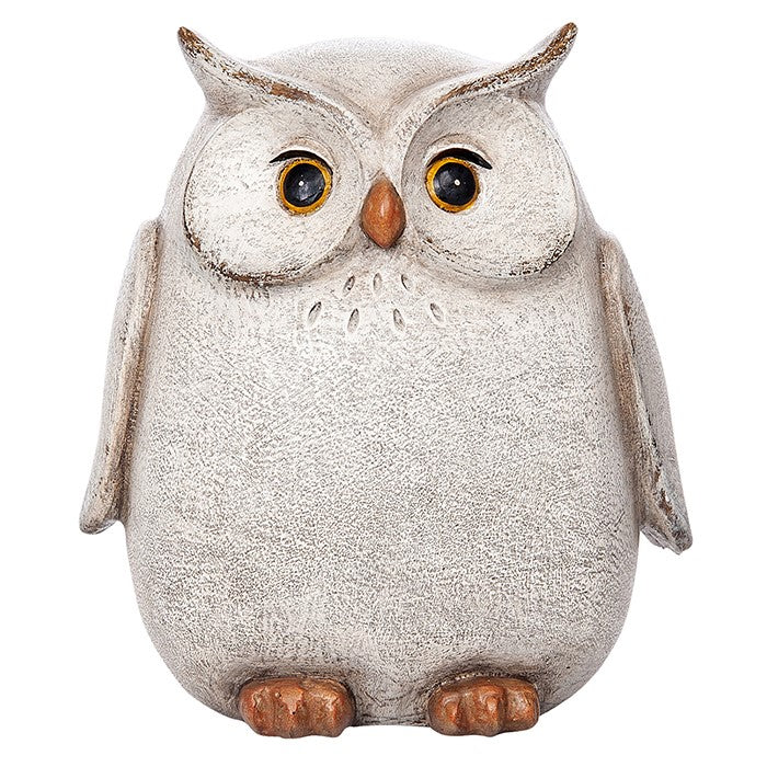 Country Animals White Owl Ornament