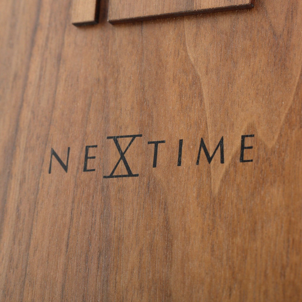 NeXtime - Wall clock – 53 x 3 cm - Wood - Brown - &#39;Wood Wood Big&#39;