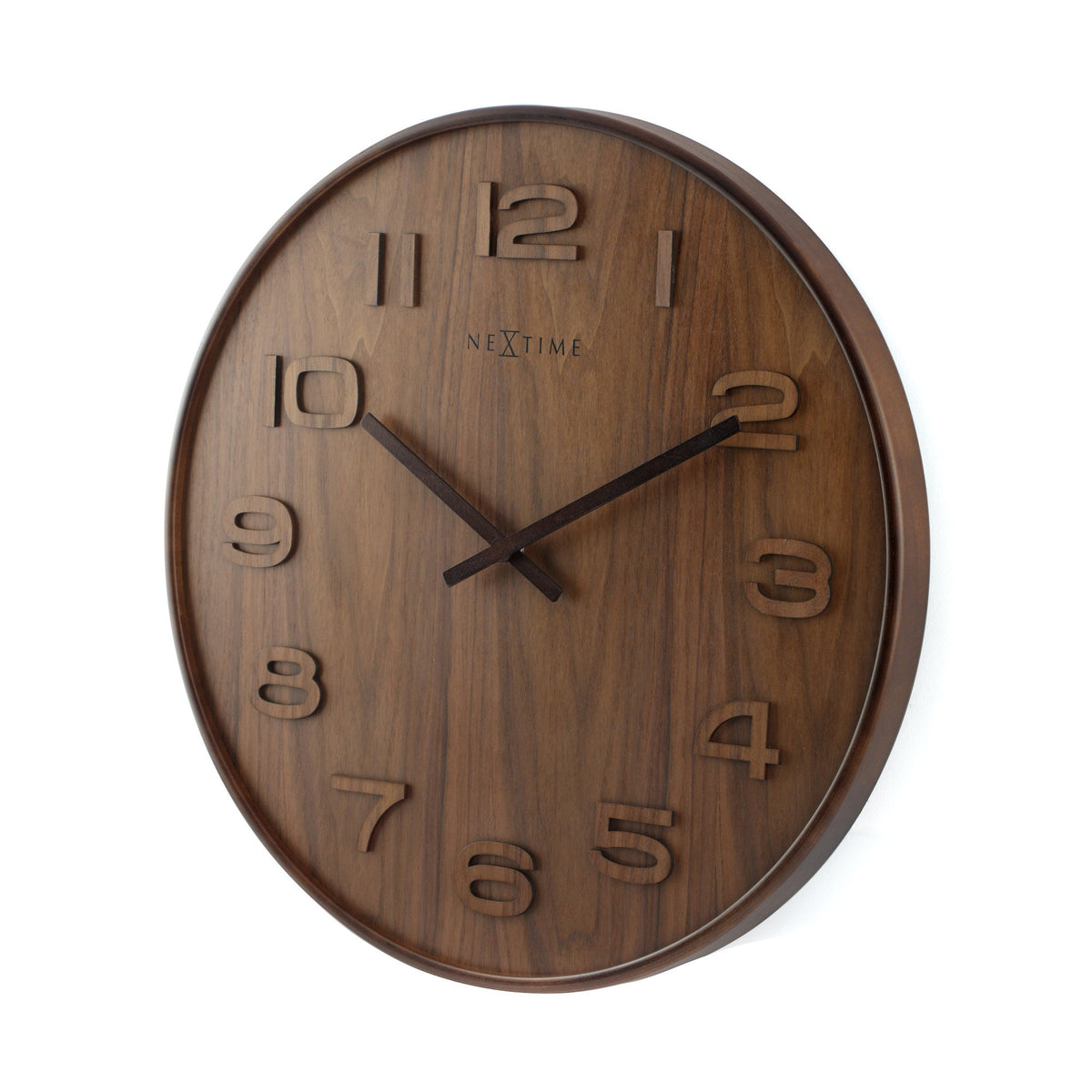 NeXtime - Wall clock – 53 x 3 cm - Wood - Brown - &#39;Wood Wood Big&#39;