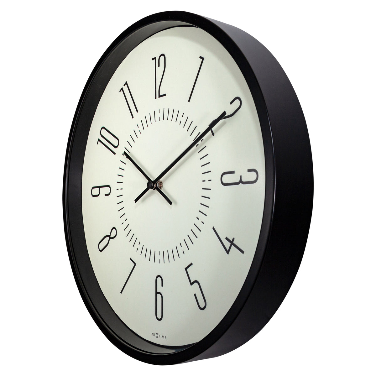 Wall Clock - Glow in the dark - White - 35 cm - Silent -  Luminous - NeXtime