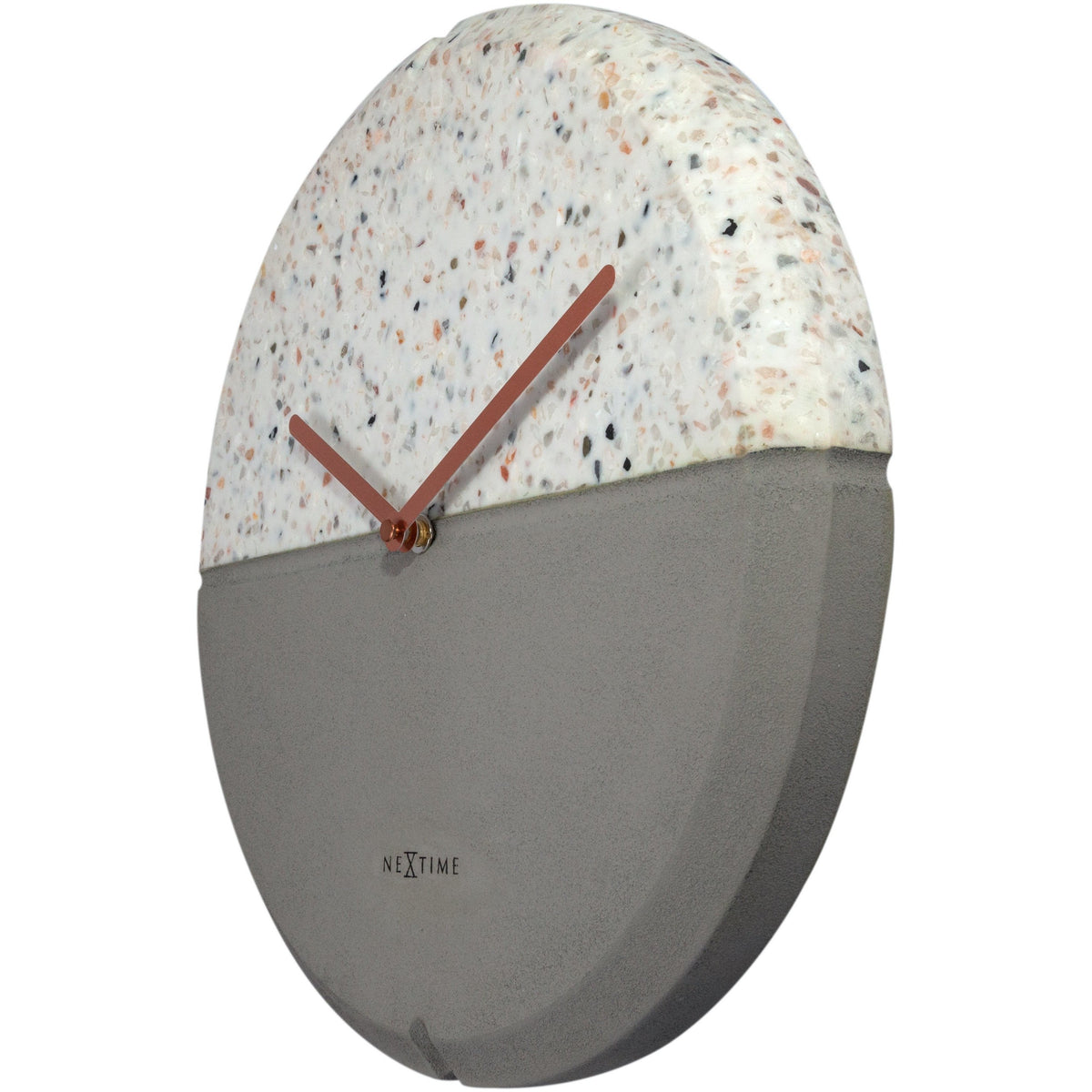 NeXtime - Wall clock - Ø 32 cm - Concrete / Terrazzo - Grey - &#39;Conrazzo&#39;