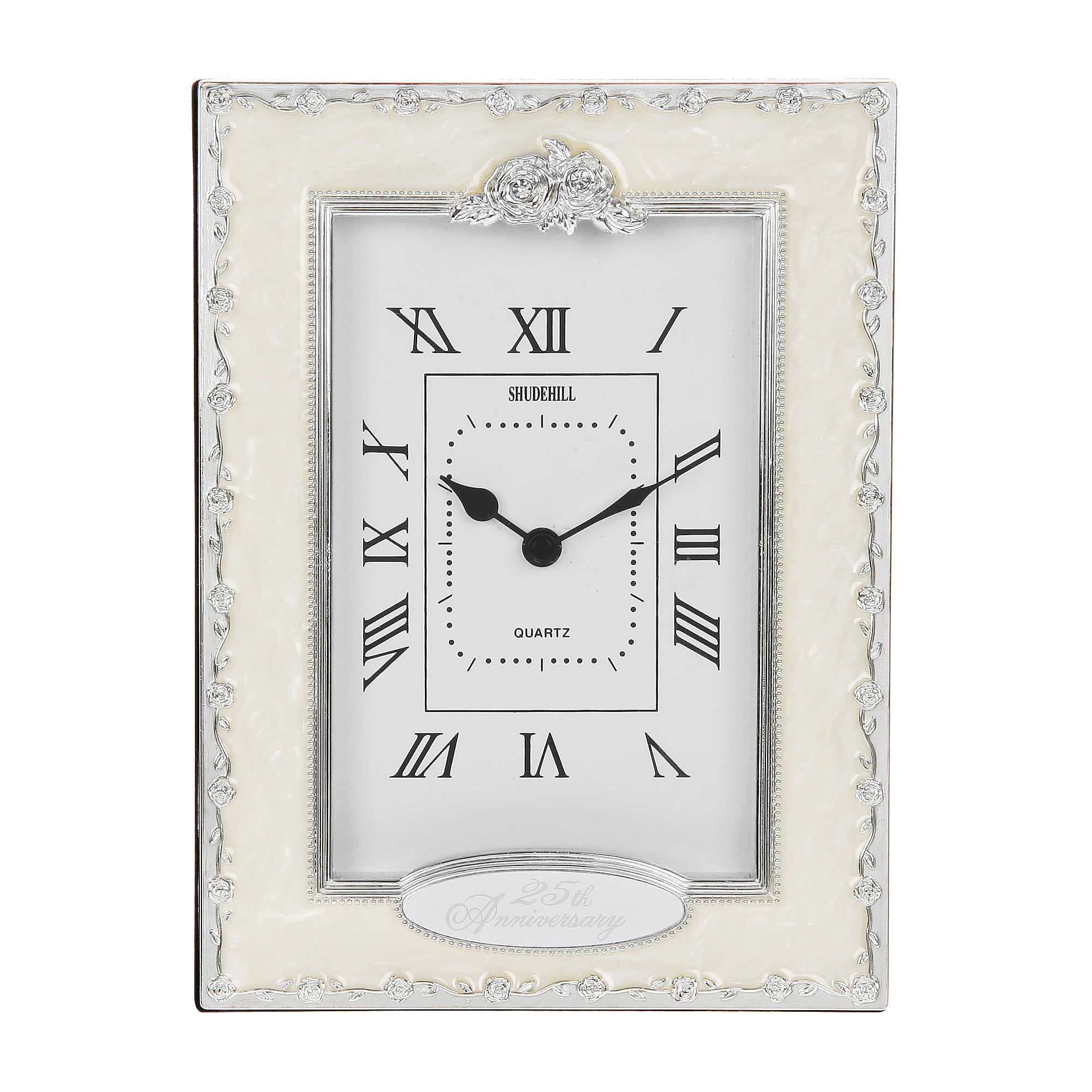 25th Anniversary Table Clock