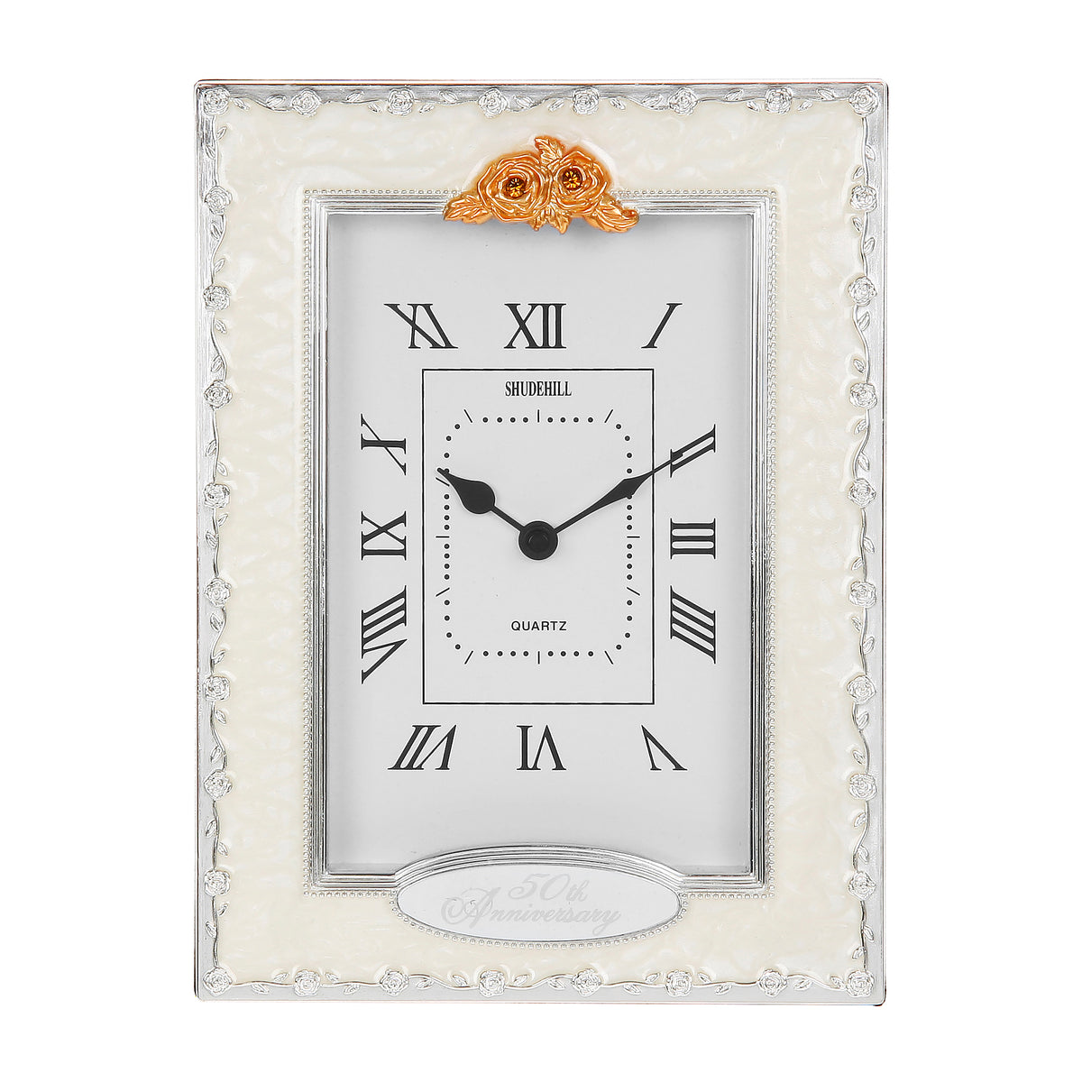 50th Anniversary Table Clock